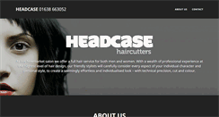 Desktop Screenshot of headcase-haircutters.co.uk